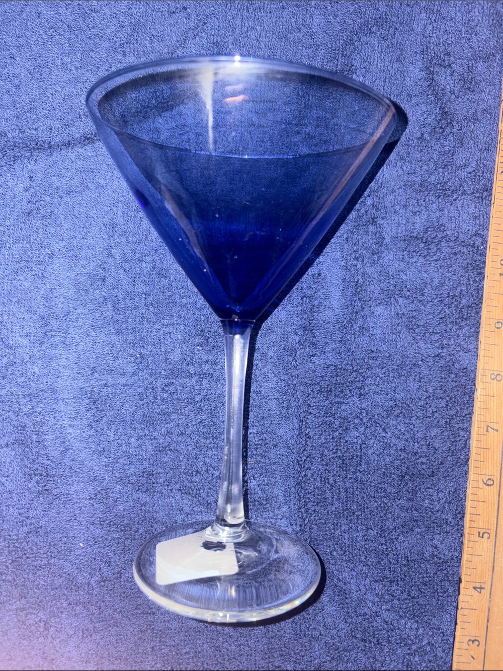 Cobalt Blue Martini Glass - Unbranded Elegant Barware 12 for $40.00
